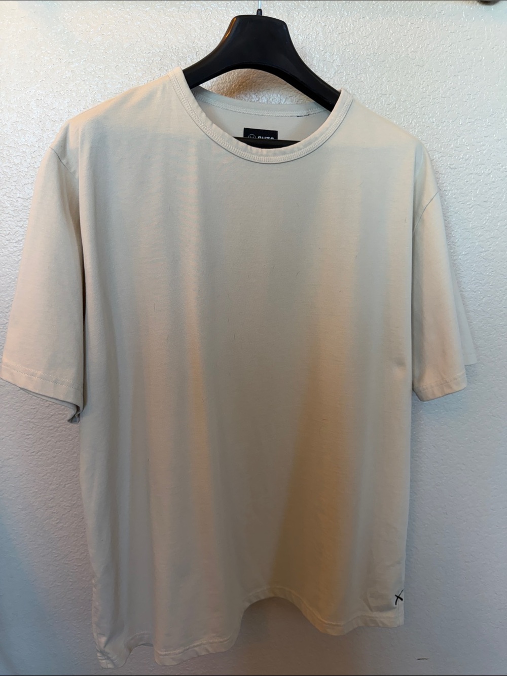 CUTS Minimal Crew Neck T-Shirt - Cream